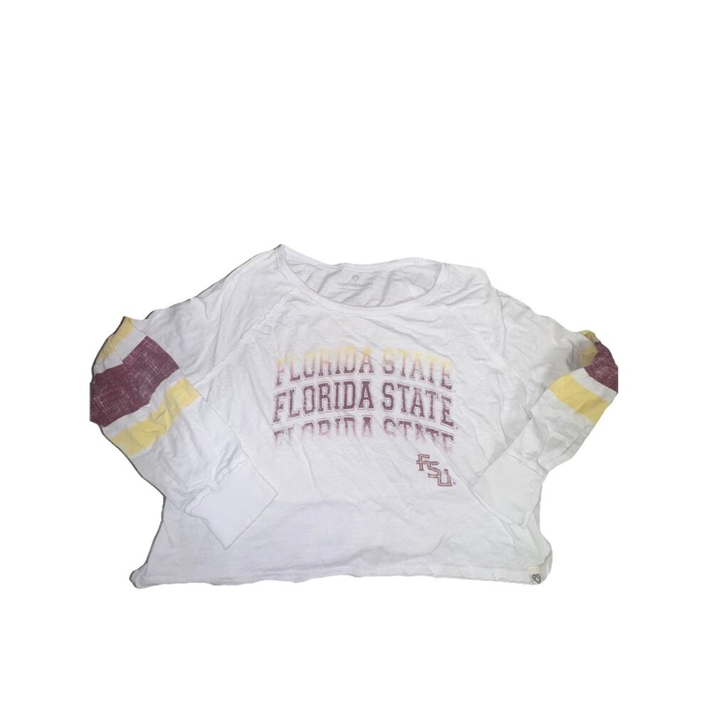 Women’s Colosseum Florida State University Long Sleeve Crop Top FSU Medium N7